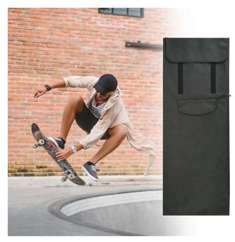 SHENJMAI Skateboard-Tasche Skateboard-Rucksack, Skate-Rucksack, 600D Oxford, große Kapazität, Aufbewahrungsträger, Verstellbarer Riemen