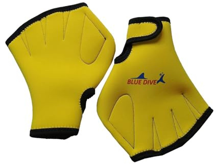 KIXZSAZ Guanti da nuoto Prestazioni negli sport acquatici senza sforzo con guanti da nuoto Sport acquatici Mute sub per uomo Pinne snorkeling Mano Taglia universale