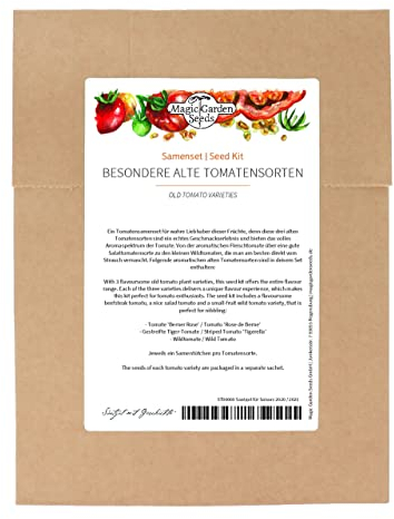 Besondere alte Tomatensorten - Samenset mit 3 wohlschmeckenden traditionellen Züchtungen