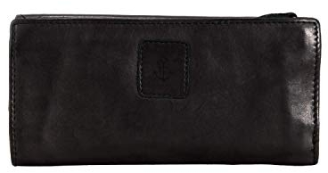 Harbour 2nd B3.1549 Fayette Geldbörse (Ash Black) - Damen, Klassik-Fans - Geldbörse - Schwarz - Leder - Dreifach gefaltet - Mehrere Verschlusstypen und verschiedene Taschenoptionen