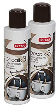 DR. NEU - Decalcificante Macchina Caffè e Bollitore Decalk 3, Compatibile con Tutti i Modelli, Anticalcare Macchine Caffè Naturale, Biodegradabile, Rimuove Incrostazioni Mantiene Efficienza, 150ml 2Pz