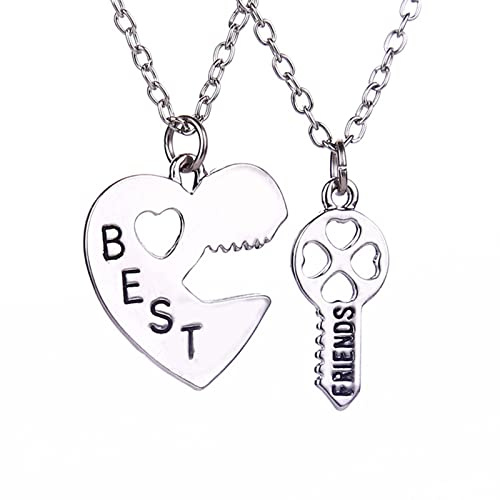 Sttiafay Collier d'amitié assorti avec pendentif amovible pour 2 filles BFF