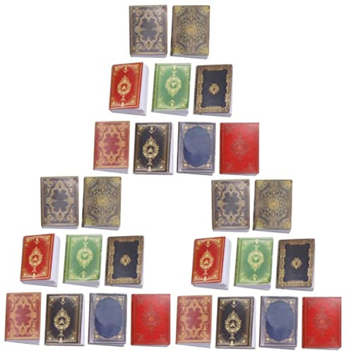 Toyvian 27stücke Teiliges Miniatur Bücher Für Deko Für Mädchen Kreative Spielzeuggestaltung Ergänzung Für Miniaturen Und Spielszene