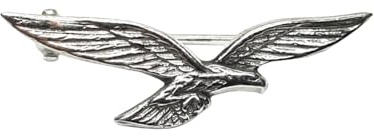 Sterling Silber Brosche Adler massiv punziert 925