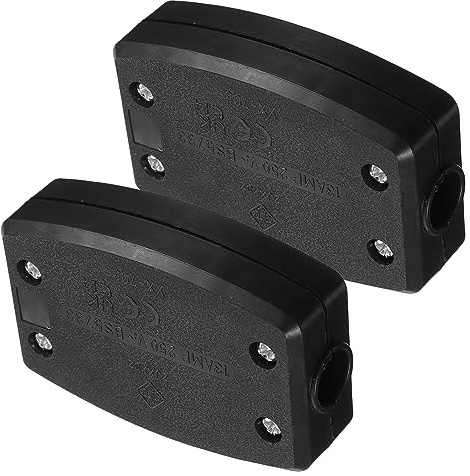 Angoily 2pcs Outdoor Electrical Box Wire Connectors Junction Box for Led Lighting Sunproof
