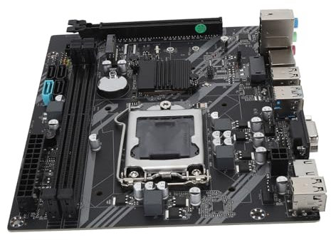 B75 Desktop Computer Motherboard, DDR3 Memory Gaming Motherboard with I5 2400 CPU for LGA1155 2nd 3rd Gen CPU, Supports 16GB Memory, USB3.0, Ports, M.2 Interface