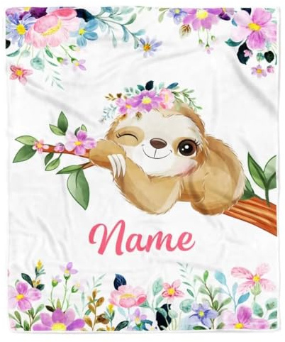 Aevmsor Personalisierte Babydecke mit Namen, Individuelle Baby Decke Kinderdecke, Personalisierte Baby Neugeborenen Geschenk Namensdecke Babygeschenk Sofadecke für Mädchen und Junge