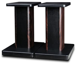 1 Paire de Pieds D'Enceintes de Sable en Bois,Support D'enceinte pour Haut-parleurs Home-Cinema HiFi Bookshelf Box et Satellite Et Anti-Chute Repose-Pieds Antidérapants en Bas(Size : 30cm(11.8inch))