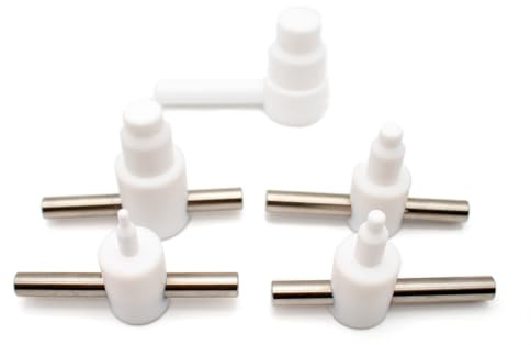 LeTkingok 5PCS PFA Tube Flaring Kit, Belling Expander PTFE Pipe Reamer Expanding Hole Opener Polytef Thermal Expander
