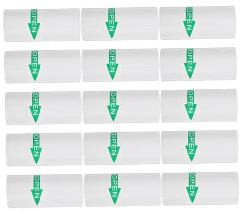COOPHYA 15stücke Selbstklebendes Thermopapier Für Mini-thermodrucker Kompatibel Mit Thermodruckern Für Etiketten Versandmarken Und Notizen
