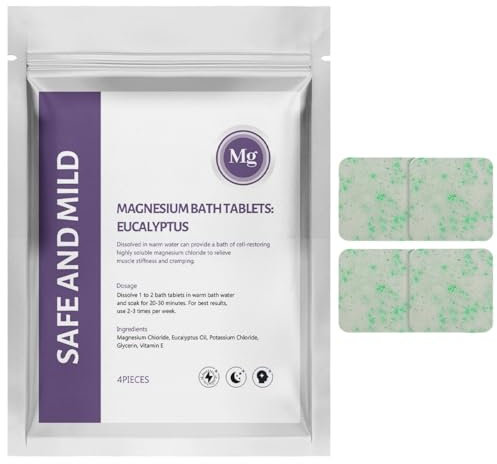 4Pcs Shower Steamers Aromatherapy Shower Tablets,Aromatherapy Shower Steamers,Shower Steamers Gift Set,Shower Bombs Tablets for Stress Relief and Self Care,Shower Fizzers with Eucalyptus Essential Oil