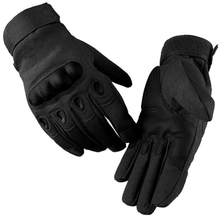Guanti da moto da uomo, guanto tattico Knuckle protezione traspirante guanti Scooter Motocross, guanto Mechanix per moto, escursionismo, campeggio, arrampicata, caccia, ciclismo, attività all'aperto