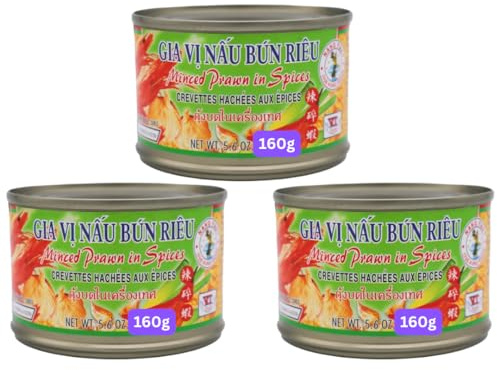 Minced Prawn in Spice 3x160g Shrimp Paste (3x160g)