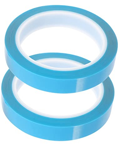 FIXOSHEE 2rolls Refrigerator Tape Pet Blue Silent Self-adhesive Tape for Air Conditioner Fixed Installation Drawer Use
