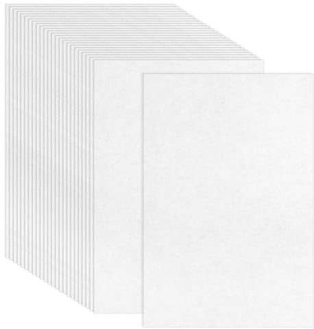 50 Blatt Schrumpffolie A4 Transparent, Zum Bemalen Für Basteln | Matte Zeichenfläche, Schrumpft Auf Ca. 20 %, Für Anhänger, Schmuck, Schlüsselanhänger Und Diy-Projekte