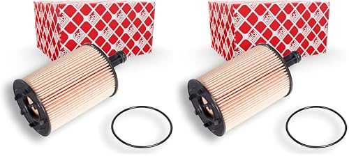 febi bilstein 22546 Ölfilter mit Dichtring, 1 Stück (Packung mit 2)