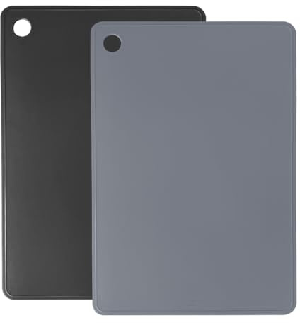 KAZUKIYA TPU Schneidebrett 2er Set L flexibel BPA-frei mit Saftrille | rutschfest spülmaschinenfest
