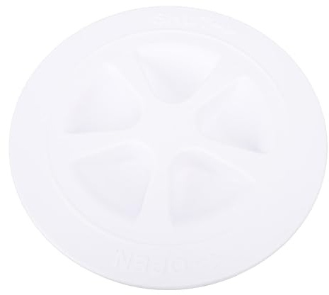 Wakects Plaque de Pont Ronde de 4 Pouces, Matériau ABS, Conception d'accès Facile pour Yachts Marins et Kayaks (White)