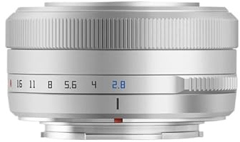 Obiettivo AF da 27 mm F2.8, compatibile con fotocamere Fuji X-Mount XE4 XT30 XA5 XS10 XM5 XT4 XT3 X-PRO1 XH1 APS-C(Mount X Silver)