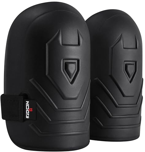 NoCry Gardening Knee Pads for Women and Men – Waterproof Foam Padding in a Lightweight Yet Durable Design; Easy to Wear with Adjustable Elastic Hook-and-Loop Straps – Ideal for the Garden and Yard Work