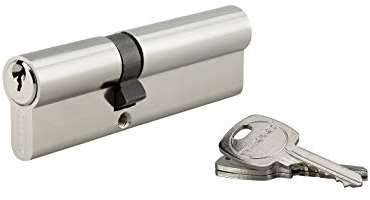 Cilindro europeo a doppia entrata STD 40x60mm, antisfilamento, nichel, 3 chiavi - THIRARD