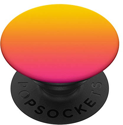 Sonnenuntergang Farbverlauf, einfarbig, Gelb, Orange, Pink, Fuchsia PopSockets mit austauschbarem PopGrip