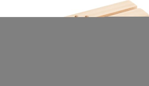 HALBACH Holzständer für Trockenblumen Dekoring Steckleiste 15x4x4 cm Ganzjährig geeignet
