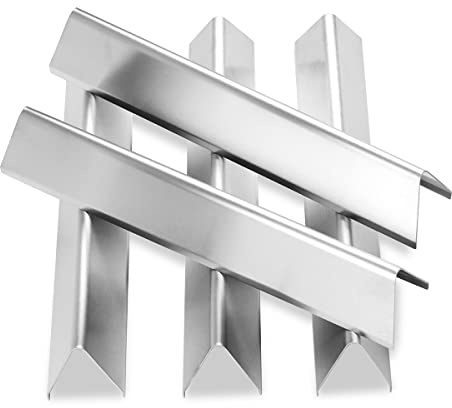 38,9CM Flammenverteiler Flavorizer Bar für Weber Spirit e310 e320 S310 S320 | 7636 Aromaschienen Brennerabdeckungen Edelstahl Ersatzteile Zubehör für Weber Spirit I & II 300 Serie Front Control, 5 Stück