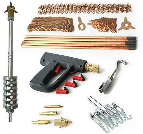 86-tlg Dellen Reparatur Ausbeulwerkzeug Set, Spotter-Zubehör Box Ausbeulwerkzeug Dent Puller Kit Dellenlifter Punktschweißgerät Karosserie Ausbeulspotter für Car Karosserie Dent