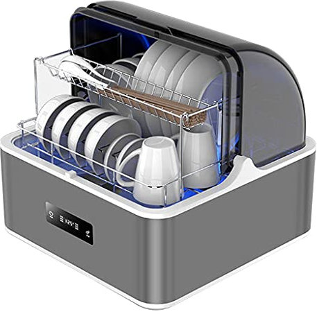 Petit lave-vaisselle - Machine de brossage intelligente de grande capacité - Lave-vaisselle multifonction - Lave-vaisselle entièrement automatique pour le lavage/séchage/stockage