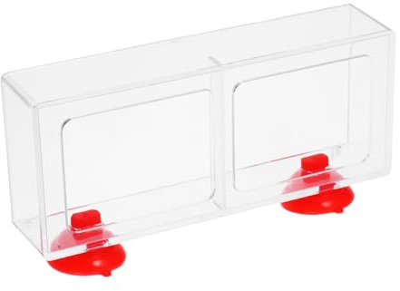 Happyyami Betta Fisch Futterring Mit Saugnapf Aquarium Futterspender Für Gezielte Fütterung Antiscatter-Design Große Kapazität Langlebiges Für Aquarien Mit Fischen Und Garnelen