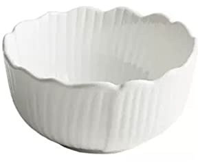 HAODUOO Servierschüssel Reisschüssel Haushalt Keramik Salat Kleine Schüssel Suppe Nudelschüssel Restaurant Reisschüssel Zweiteiliges Set Suppenschüssel(S)