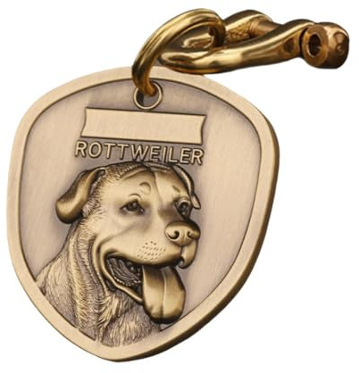 Hunde-Namensschild, Vintage-Stil, reines Kupfer, personalisierte Hundemarken, Hundemarken mit Gravur für Haustiere, Original Dutzende Rassen P Dog