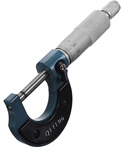 Cabilock 1 Pieza Micrómetro De Tornillo Herramienta De Medición Diámetro Exterior Micrómetro Rango De Micrómetro Exterior Para Calibrador Micrómetro Digital Micrómetro Exterior De Tornillo