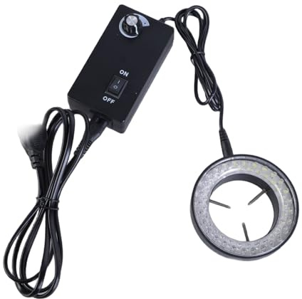 Adjustable LED Microscope Rings Light Offer Consistent White Suitable For Laboratory Researcher Technicians Laboratory Research Lighting