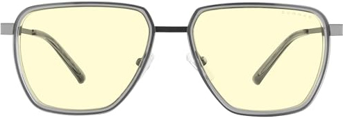 Gunnar Optiks × Clix Gaming Goggles – Amber Lens, Hybrid Polymer‑Steel Frame, Blue Light & UV Protection, G‑Shield® Plus Coating, Microfiber Case & Cloth, 12‑Month Warranty
