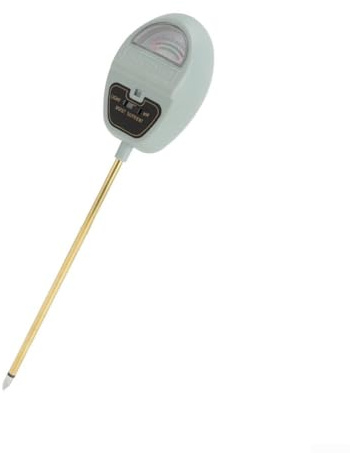 Tester del suolo 4 in 1 aggiornato con doppie sonde per test di umidità, pH, luce solare e fertilità per terreno da giardino, terreno agricolo e piante in vaso