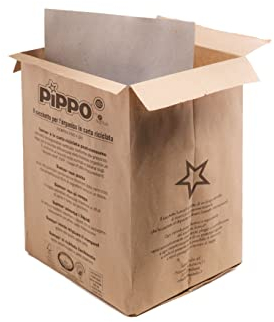 PIPPO - Sacchetti Umido e Organico Biodegradabili Compostabili, Sacchetti Spazzatura, Immondizia Rifiuti Organici e Raccolta Differenziata, Sacchi Assorbenti, Certificati e Brevettati Antiodori 50x10L