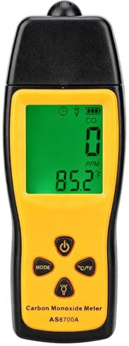 CO-Mätare Koloxidmätare, Högprecisionsmätare Och Detektor För Kolmonoxid, Bärbar CO-Läckagedetektor För Rum Och Verkstäder, Lcd-CO-Mätare 0–1000 Ppm