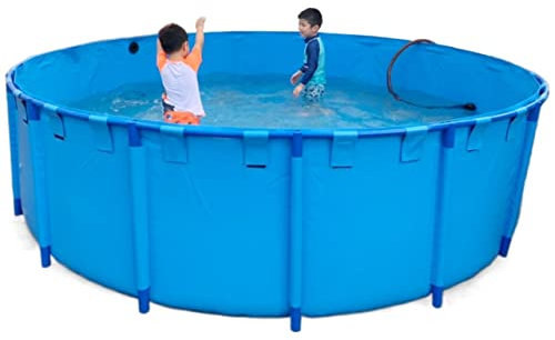 Piscina Fuori Terra/ Telaio Acciaio 2 4 6 8 10 M Piscine Con Struttura In Plastica Profonda Diametro Di 10 M, Bambino Blu Adulti Piscina Estiva All'aperto Con Struttura In Acciaio, Piscine Di Acqua Sa