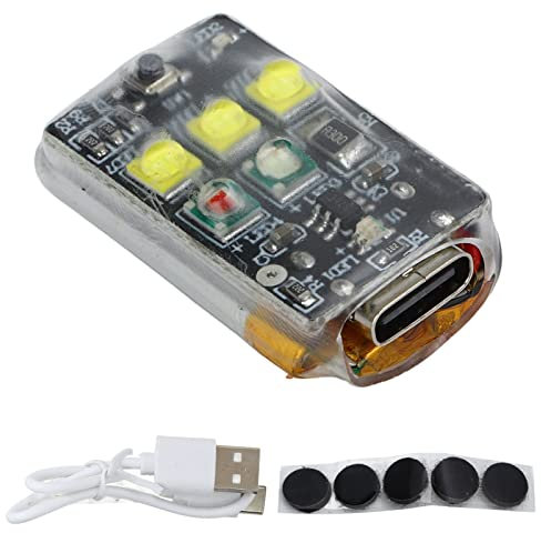 Mini Lumière Stroboscopique de Drone, Lumière Stroboscopique de Drone à LED Super Lumineuses, Vol de Nuit Ultraléger, Voyant D'avertissement Anti-collision, Accessoires de Drone pour MINI 3PRO, Série