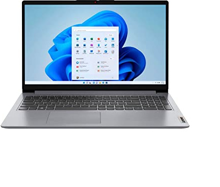 Lenovo IdeaPad 1 15AMN7 15.6 FHD Laptop (Ryzen 3 7320U, 4GB DDR5 RAM, 128GB SSD) 82VG007CUK - Cloud Grey (Renewed)