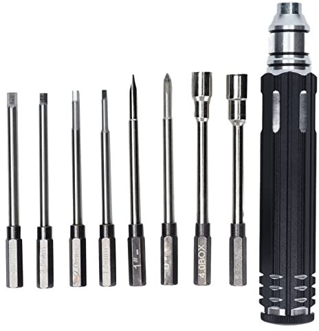 Screwdriver Set, 8 in 1 Steel High Hardness Long Service Life Accurate Operation Multi Tool Screwdriver Professional Repair Tool for Home Kitchen Car