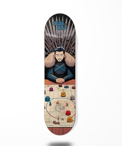 Golden Sand 8.375 Skateboard Deck Game of Table