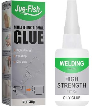 Pessrrtewg Multi-purpose Adhesive,Welding High-Strength Oily Glue,Strong Bond Waterproof Professional Furniture Repair Glue,Universal Super Glue Gel,for Metal,Wood,Ceramics,Leather, Glass