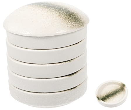 PHENOFICE Lagige Keramik Stapelbare Pigment Mischpaletten Für Wasserfarben Vielseitige Aquarell Farbtrays Für Künstler Anfänger DIY Und Flexiblen Einsatz Zuhause