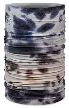 Buff Original EcoStretch halsvärmare för män och kvinnor, vuxen, halsduk, rörformig, multifunktionell, nacke och huvud, löpning, promenader, vandring, hållbar, lätt, en storlek, grå