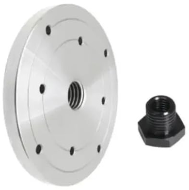 TBGCXJSV 1SET Piastra Frontale per tornio in Legno per mandrino per tornio per Lavorazione del Legno filettato M33 M18 da 1 Pollice 2 3 4 6 Piastra Frontale flangiata (M18 x2,5-150 mm)