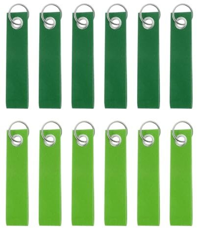 QUARKZMAN Filz Schlüsselanhänger mit Edelstahl Ring, Schlüsselanhänger Rohlinge Bunt Beschriftbare Filzanhänger für DIY Dekoration Taschen Hut