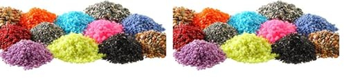 Dehner Aqua Aquarienkies, Körnung 4-6 mm, 5 kg, Pastellblau (Packung mit 2)